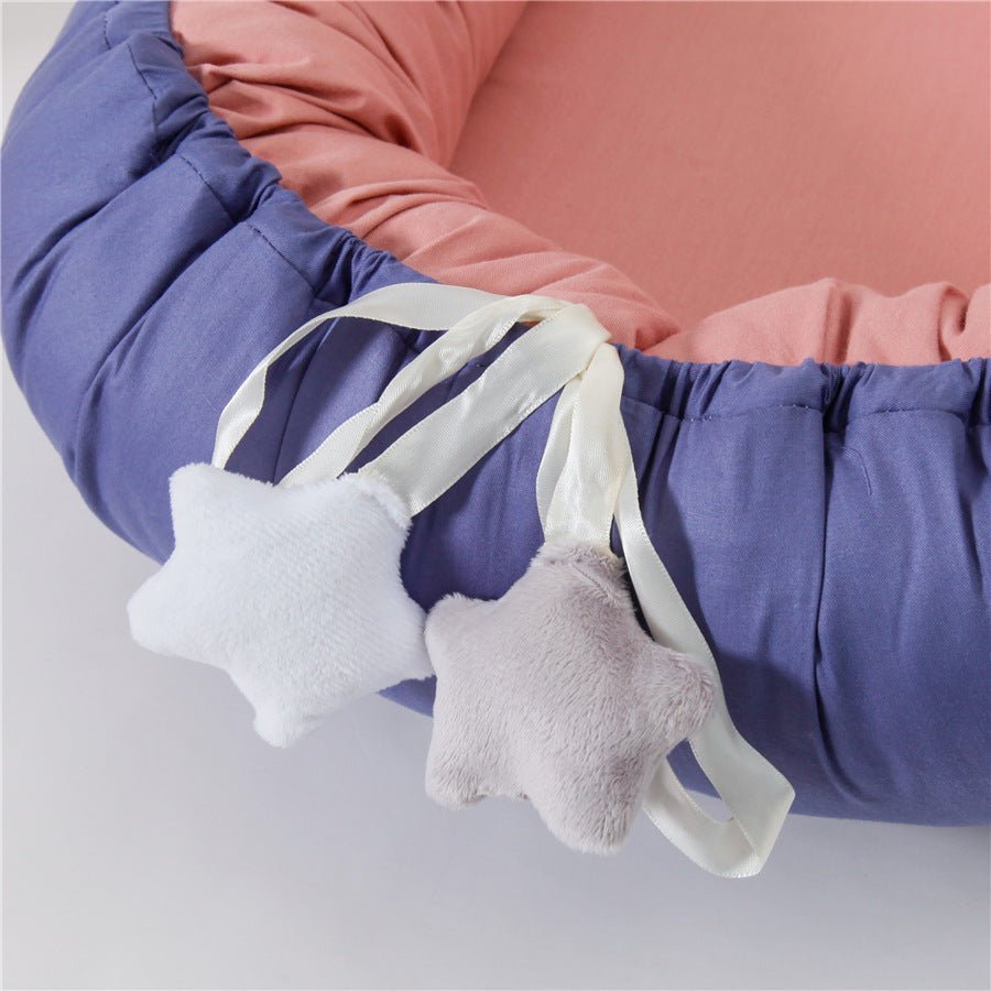 Baby Pillow Travel Crib Folding Removable Washable - silverfoxgoods